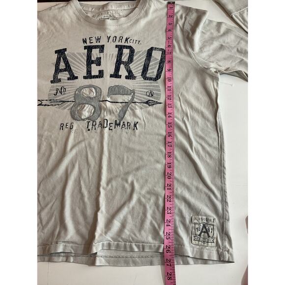 Aeropostale Shirt Mens XL Long Sleeve New York ‘87 Spell Out Graphic Crew - Picture 5 of 7